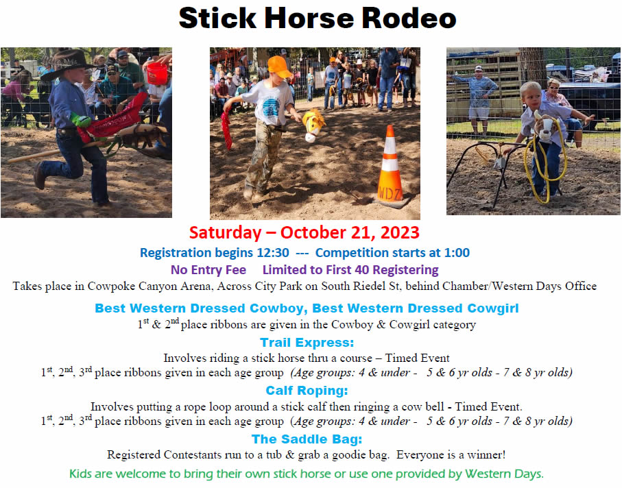 Yorktown Texas Western Days Stick Horse Rodeo