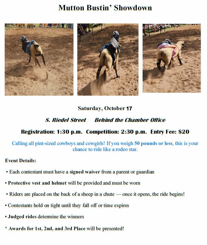 Yorktown Texas Western Days Mutton Bustin