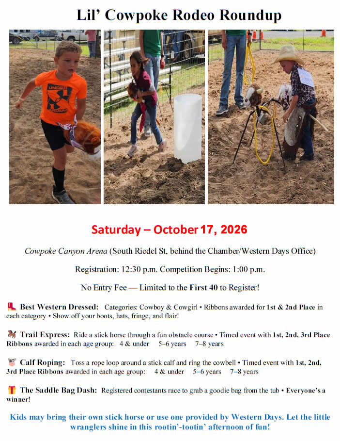 Yorktown Texas Western Days Stick Horse Rodeo